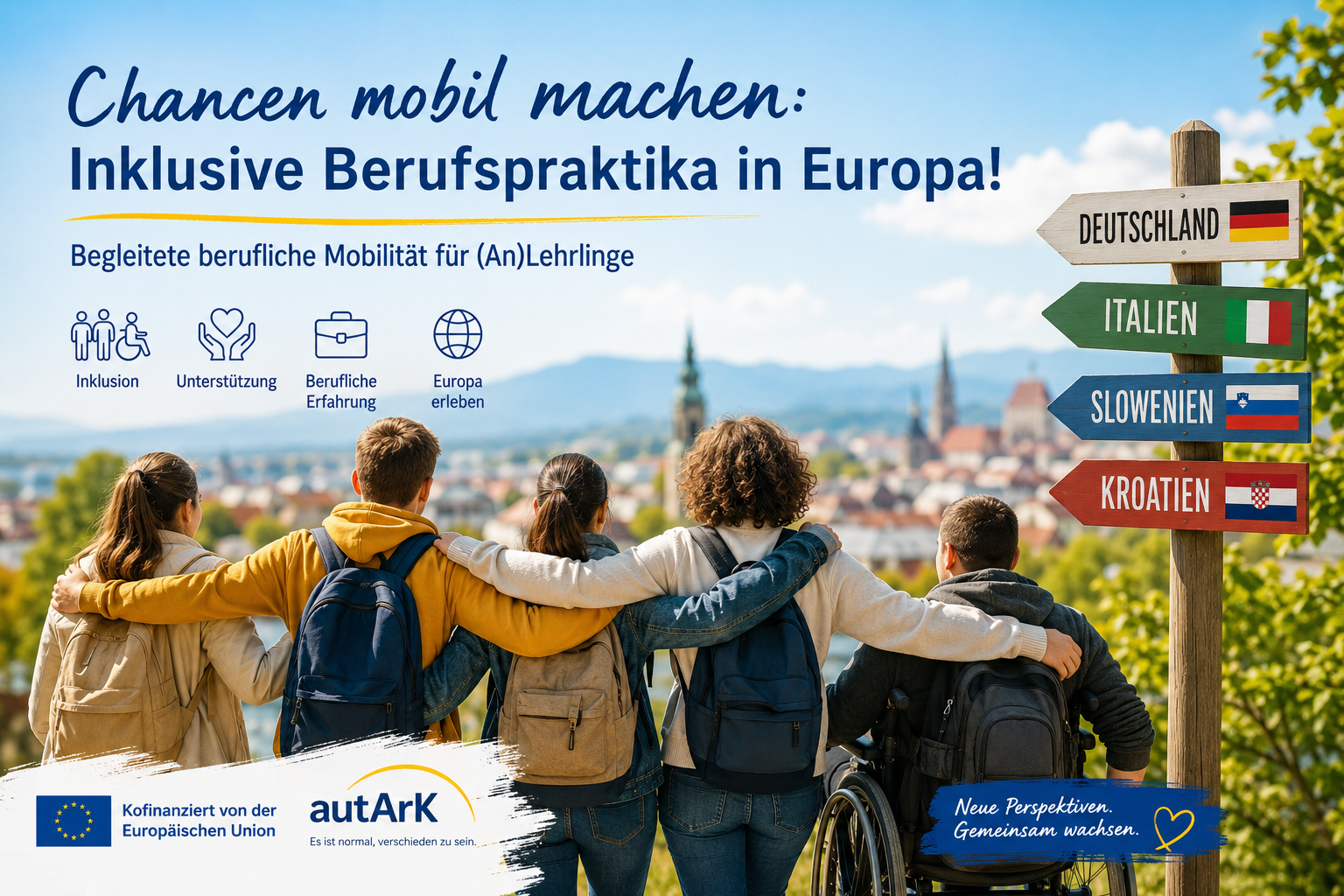 Chancen mobil machen: Inklusive Berufspraktika in Europa
